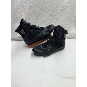 Title Boxing Shoes Men's 11.5  Black  Lace Up high top  need new insoles
